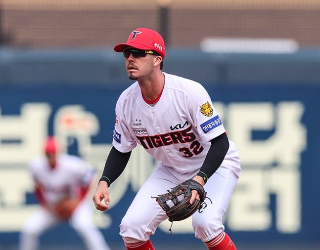 데일의 수비 장면. /사진=KIA 타이거즈