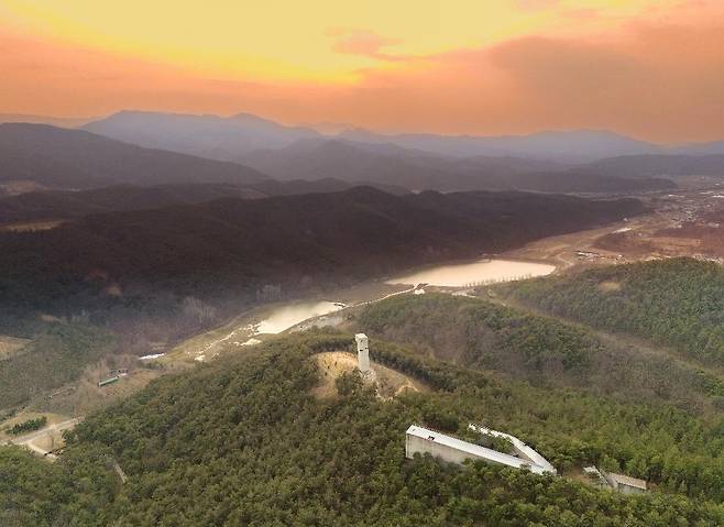 군위 사유원과 알바로 시자의 '소요헌' [사진/성연재 기자]