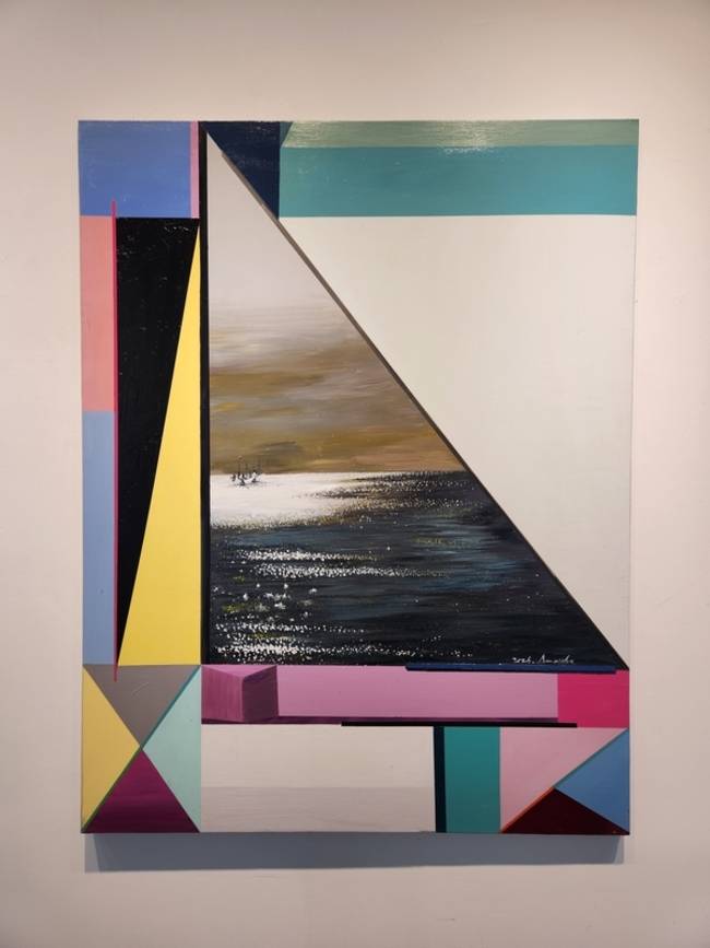 안옥희 작 '중첩된 시간'. /류민기 기자