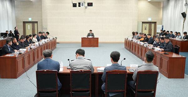 8일 열린 2026년 1분기 지역안전지수 향상 추진상황 보고회.