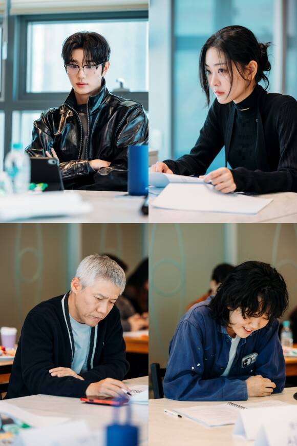 배우 김재원 정수빈 이주영 박호산(왼쪽 위부터 시계 방향)이 출연하는 영화 '나의 첫 번째 졸업식'이 지난 8일 크랭크인했다. /㈜에이스메이커무비웍스