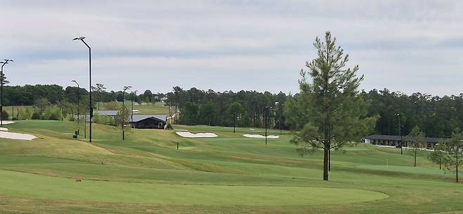 우즈가 설계한 파3 코스 전경. 성호준 기자