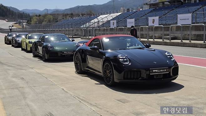 포르쉐 911 터보 S 미디어 트랙 익스피리언스. 사진=신용현 기자