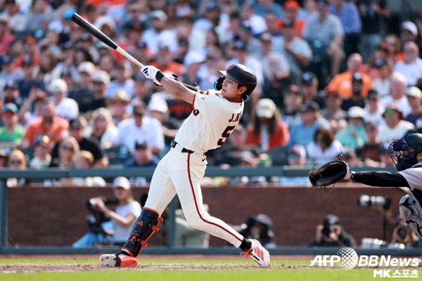 이정후는 전날 경기에서 대타로 출전했다. 사진=ⓒAFPBBNews = News1