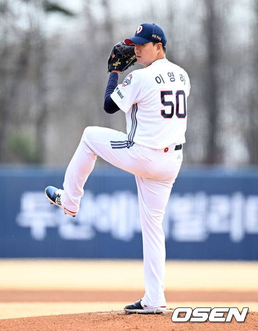 [OSEN=이대선 기자] 두산 이영하 2026.03.14 /sunday@osen.co.kr