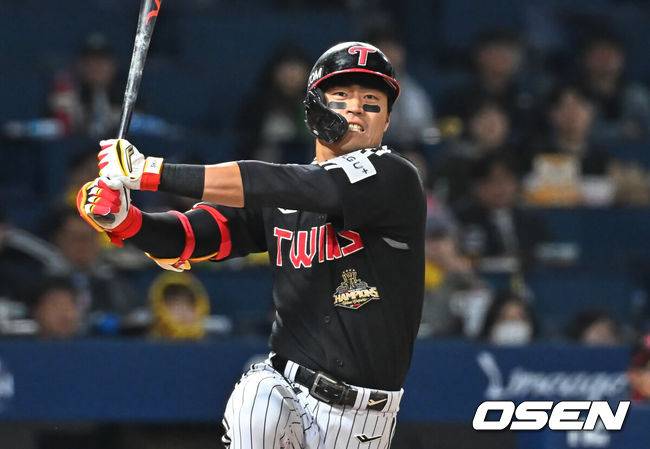 [OSEN=창원, 이석우 기자] LG 트윈스 천성호 131 2026.04.08 / foto0307@osen.co.kr