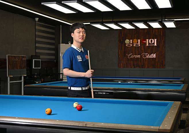 김영원의 장래 목표는 PBA의 모든 기록을 자신의 손으로 바꾸는 것이다. 성형주 기자