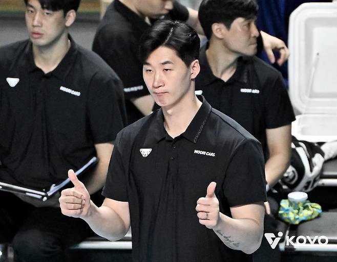 박철우 우리카드 감독대행 [한국배구연맹 제공. 재판매 및 DB 금지]