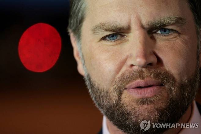 밴스 미국 부통령 [로이터 연합뉴스 자료사진. 재판매 및 DB 금지]