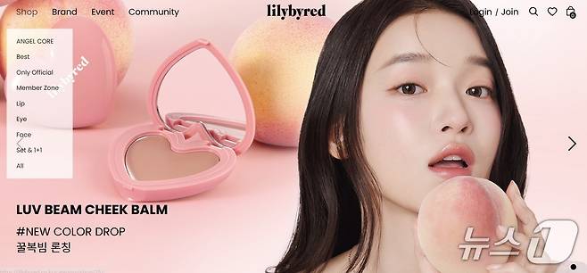 릴리바이레드 홈페이지 갈무리