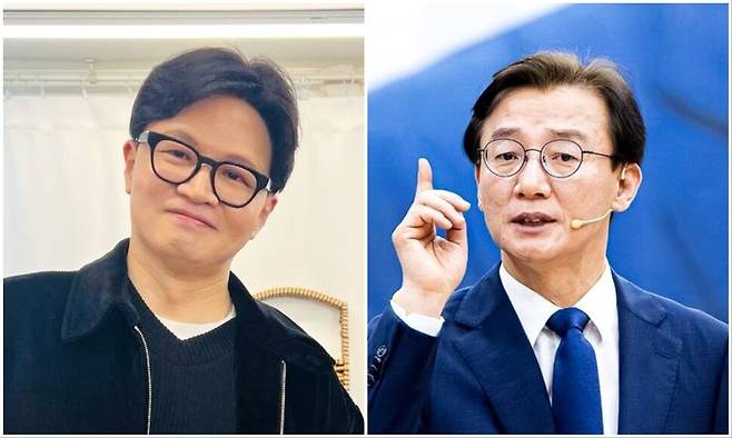 전재수 더불어민주당 부산시장 후보, 한동훈 전 국민의힘 대표 페이스북 갈무리