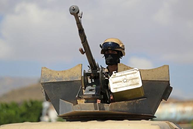 레바논에서 찍힌 군인 [AFP=연합뉴스]