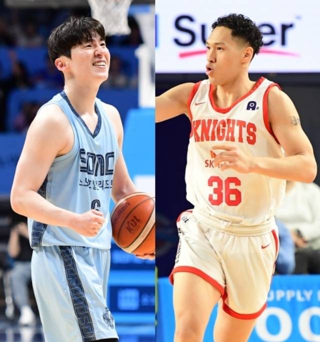 ‘특급 신인’ 다니엘의 패기 넘치는 선전포고, ‘New King’ 이정현은 이에 답했다.사진=KBL 제공