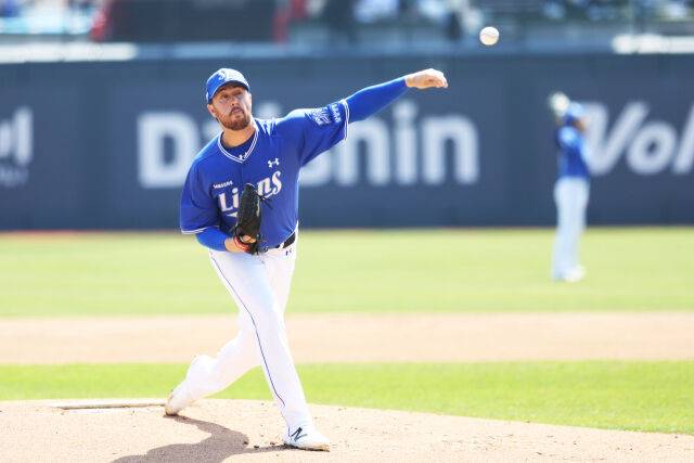 삼성 라이온즈 잭 오러클린./삼성 라이온즈