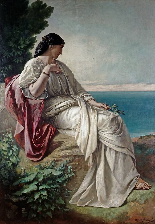 안젤름 포이어바흐, 이피게네이아 I, 1862, 캔버스에 유채, 250x175cm, 다름슈타트 헤센 주립 박물관