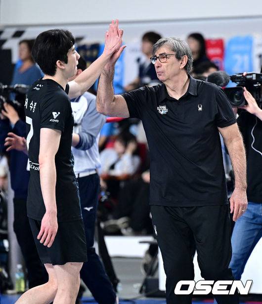 현대캐피탈 블랑 감독. / OSEN DB