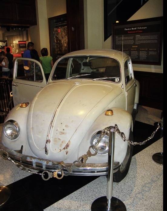 테드 번디가 범행에 사용한 폭스바겐 비틀 차량. 위키피디아 캡처