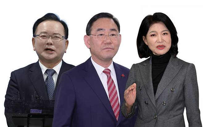 김부겸 전 국무총리, 주호영 국회부의장, 이진숙 전 방송통신위원장(왼쪽부터) ⓒ시사저널 박은숙·연합뉴스
