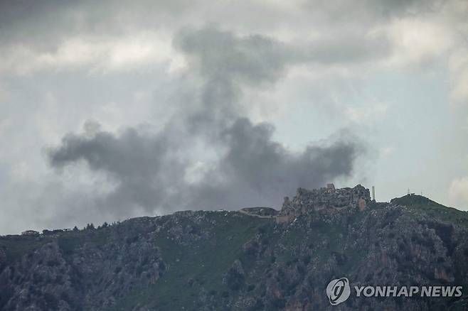 이스라엘의 레바논 남부 폭격 [AFP 연합뉴스 자료사진 재판매 및 DB 금지]