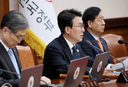 ◇김민석 국무총리가 11일 서울 종로구 정부서울청사에서 열린 임시국무회의에서 발언하고 있다. 연합뉴스