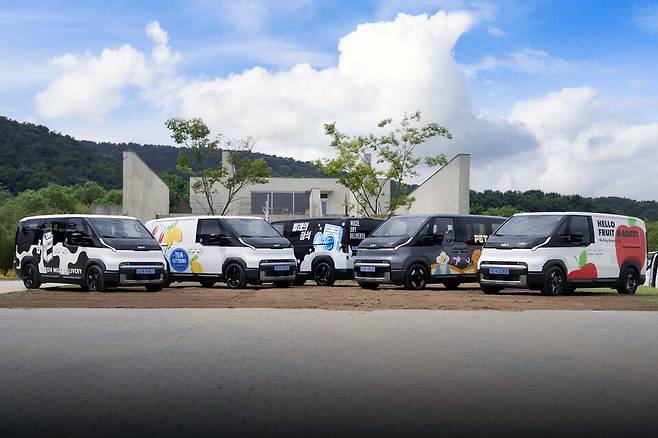 기아의 목적기반차(PBV) PV5의 모습./기아