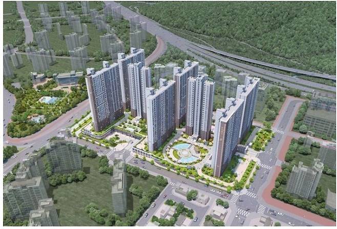 '과천 디에트르 퍼스티지' 조감도. 대방건설 제공