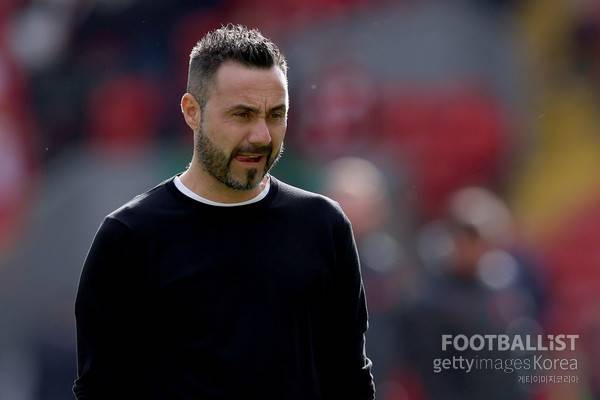 로베르토 데체르비 토트넘홋스퍼 감독. 게티이미지코리아