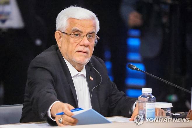 모하마드 레자 아레프 이란 수석부통령. 연합뉴스 자료사진