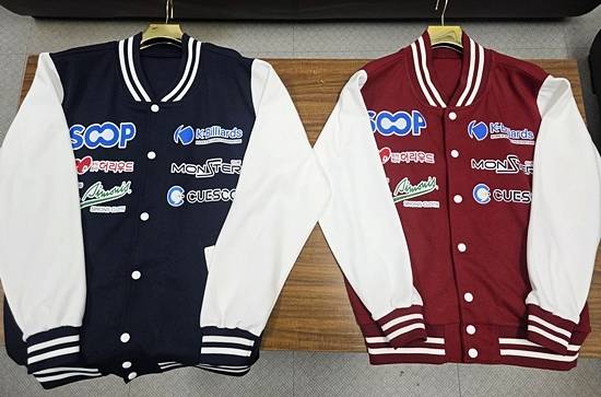 안동시당구연맹은 올해 안동시장배전국당구대회부터 전문선수부 남녀 우승자에게 ‘우승재킷’을 선사한다. 남자 우승자용(왼쪽)은 감색, 여자 우승자용은 자주색이다. (사진=안동시당구연맹)