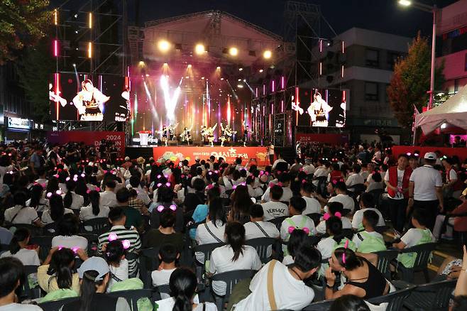 0시축제 현장 모습. 제공은 대전시