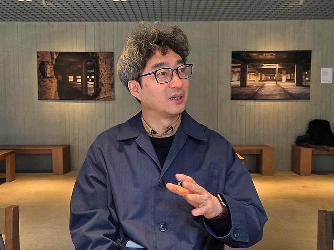 ▲신우창 국순당 연구소장이 설명하고 있다. 사진=송민규 기자