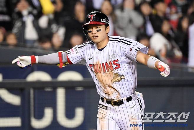 박해민의 센스가 경기 결과를 뒤집었다.