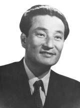 황철은 남북한에서 대배우로 평가받는다. 1957년 사진이다.