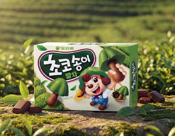 초코송이 말차. [사진=오리온]