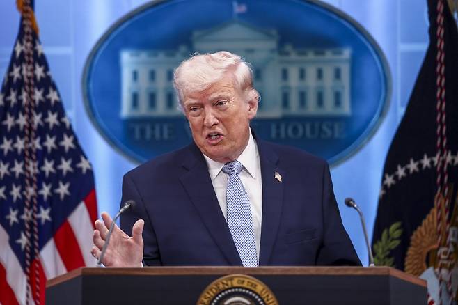 도널드 트럼프 미국 대통령. EPA연합뉴스