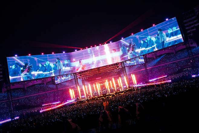 방탄소년단의 월드투어 시작점인 고양 콘서트 [빅히트뮤직 제공]