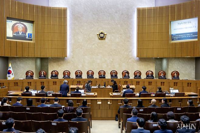 법조계에서는 한국형 디스커버리 제도의 도입 필요성에 대한 검토가 활발하다. 사진은 대법원 전원합의체 모습. ⓒ시사IN 박미소