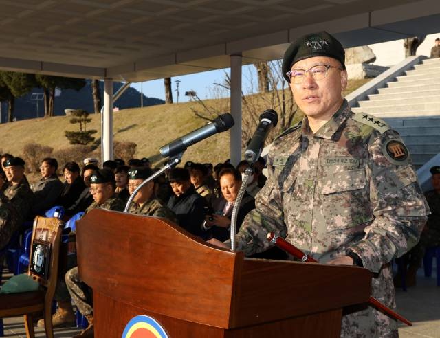 이상렬 육군 3군단장. 연합뉴스