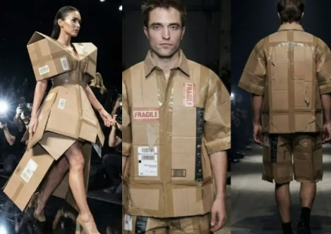 메간 폭스와 로버트 패틴슨이 해당 의상을 입은 것처럼 연출된 이미지까지 퍼지면서 실제 런웨이 장면으로 오인됐다. 이 드레스는 가격이 8900달러(약 1300만원)로 책정됐다는 주장까지 더해지며 신뢰를 얻었지만, 모두 사실이 아닌 것으로 드러났다. SNS