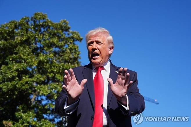 도널드 트럼프 미국 대통령. 연합뉴스