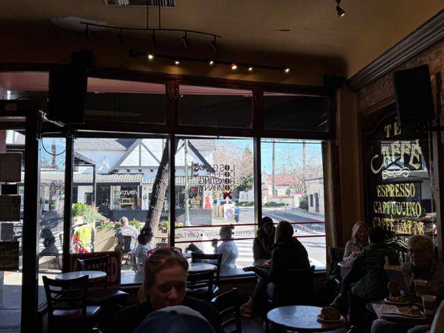 지난달 21일 미국 캘리포니아주 샌프란시스코의 한 카페 내부. 테크 기업 직원으로 추정되는 손님들이 가득하다. 실리콘밸리=박지연 특파원