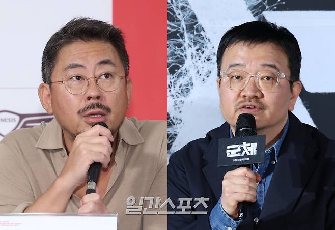 나홍진 감독(왼쪽)과 연상호 감독 / 사진=일간스포츠 DB