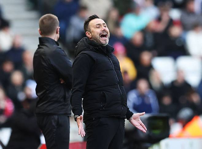 데 제르비 감독도 토트넘 데뷔전에서 패배를 막지 못했다. 로이터=연합뉴스