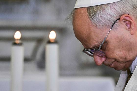 지난해 7월 미사를 주재하고 있는 레오 14세 교황. AFP=연합뉴스