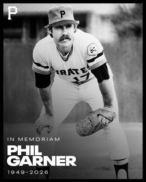 피츠버그의 1979년 우승 멤버 필 가너가 세상을 떠났다. 사진= 피츠버그 공식 X