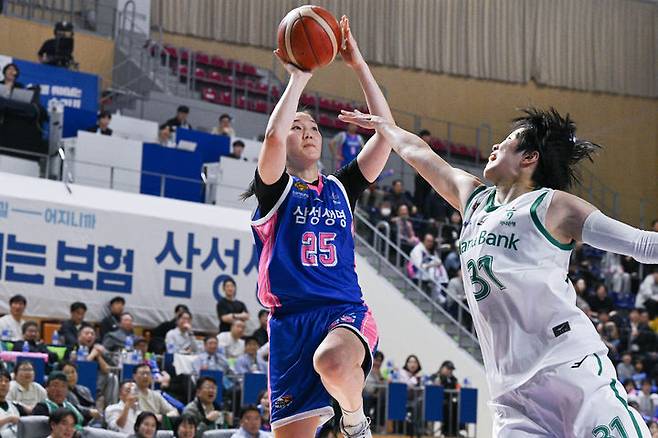 [서울=뉴시스] 여자프로농구 용인 삼성생명의 배혜윤. (사진=WKBL 제공) 2026.04.13. photo@newsis.com *재판매 및 DB 금지