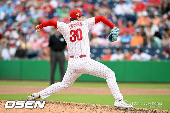 [사진] 터커 데이비슨. ⓒGettyimages(무단전재 및 재배포 금지)