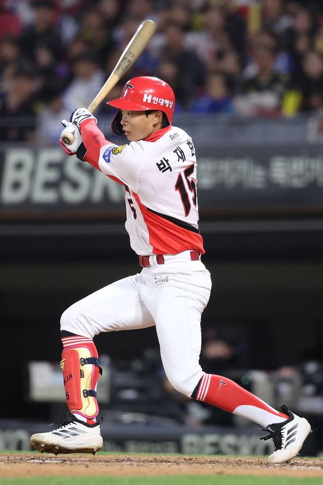 ▲ 박재현은 12일까지 시즌 11경기에서 타율 0.364, 4타점, 2도루, OPS(출루율+장타율) 0.826을 기록하며 지난해와 달라진 모습을 보여주고 있다 ⓒKIA타이거즈