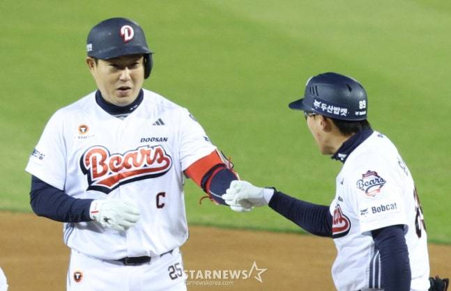 양의지(왼쪽). /사진=스타뉴스