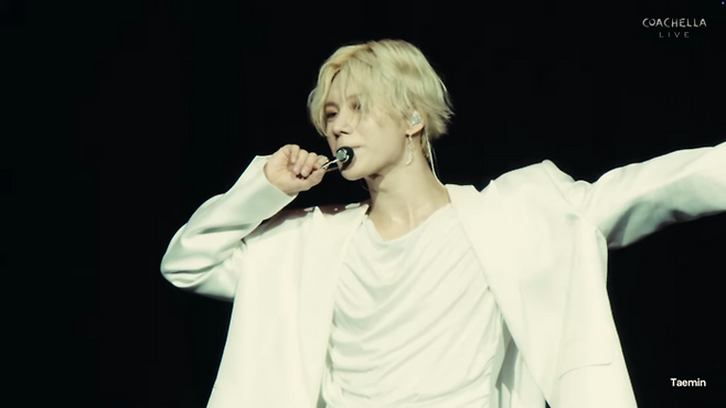 태민. 사진ㅣ코첼라 공식 유튜브 캡처